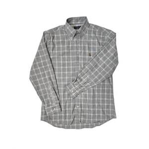 NEW SOUTHERN CASANOVA men's long sleeve button down shirt in grizzled gray check